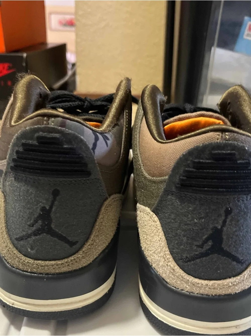 Nike Air Jordan 3 Retro Patchwork 2021 Size 9 Green Brown